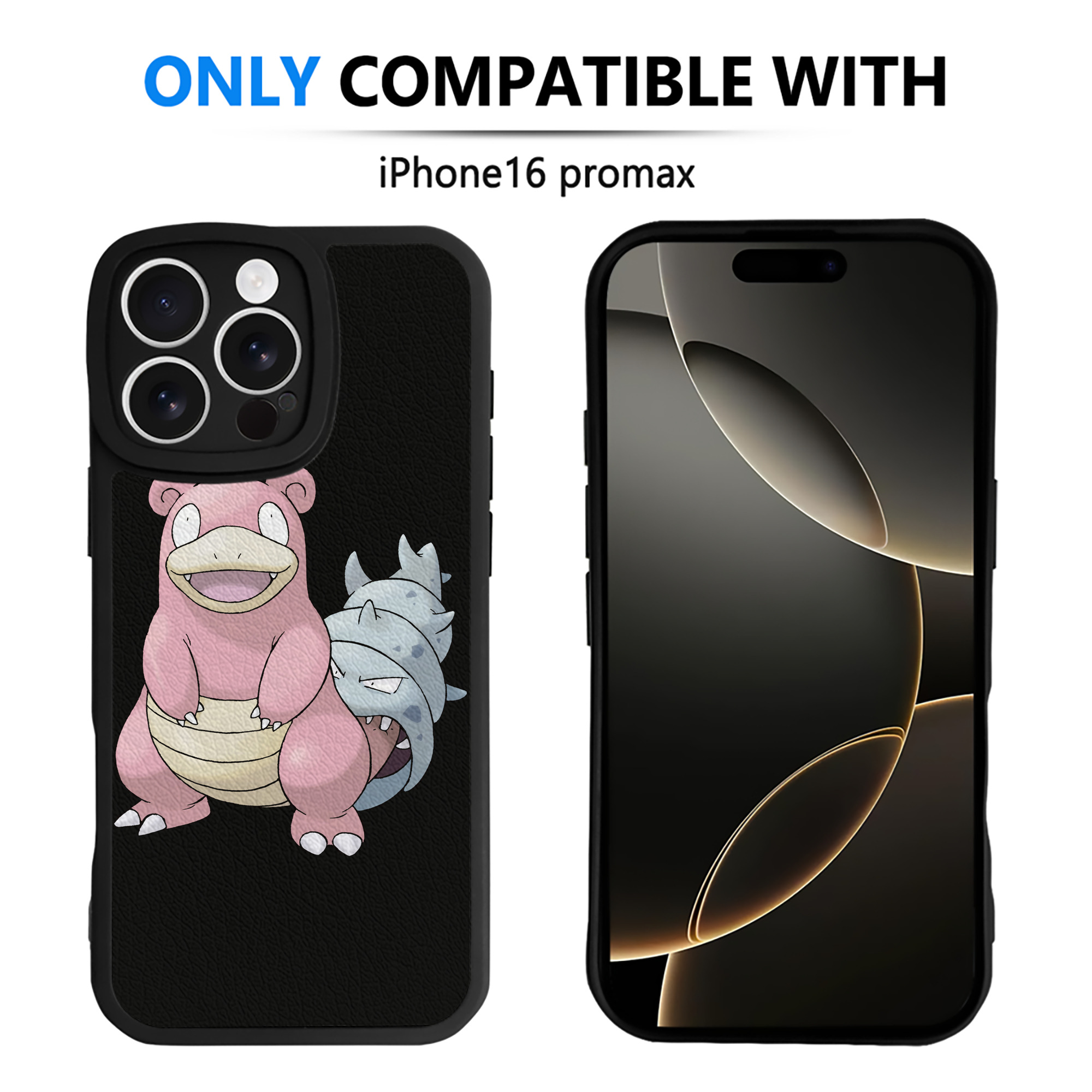 （画像用） ポケットモンスター Pokémon 【iPhone 16シリーズ対応】シリコンスマホケース（レザー調） 材質：シリコン